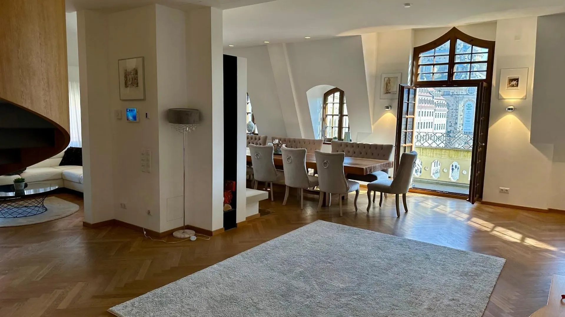 公寓 Luxus Suite Mit Einmaligem Blick Auf Die Frauenkirche 德累斯顿 德国
